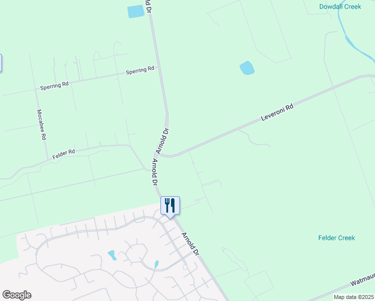 map of restaurants, bars, coffee shops, grocery stores, and more near 935 Leveroni Road in Sonoma