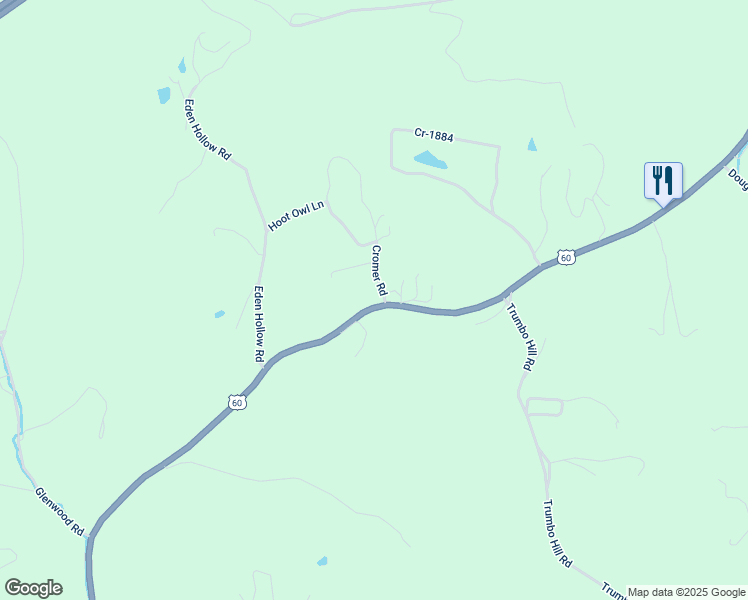 map of restaurants, bars, coffee shops, grocery stores, and more near 9320 U.S. 60 in Olive Hill