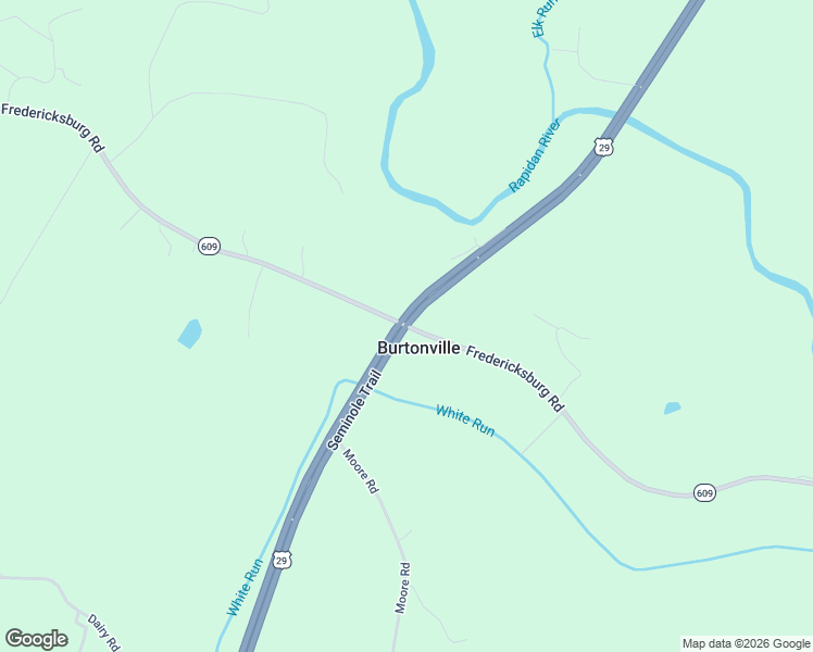 map of restaurants, bars, coffee shops, grocery stores, and more near 4000 Fredericksburg Road in Ruckersville