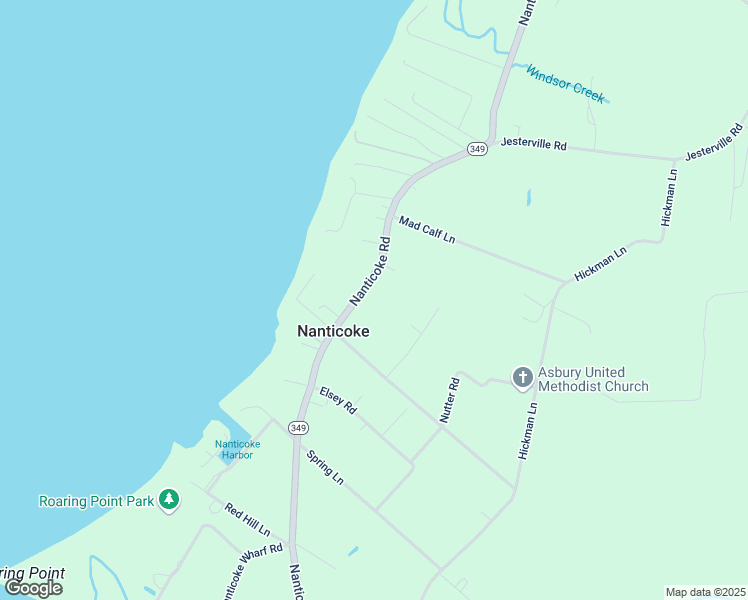 map of restaurants, bars, coffee shops, grocery stores, and more near 20542 Nanticoke Road in Nanticoke