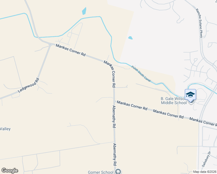 map of restaurants, bars, coffee shops, grocery stores, and more near 4675 Abernathy Road in Fairfield