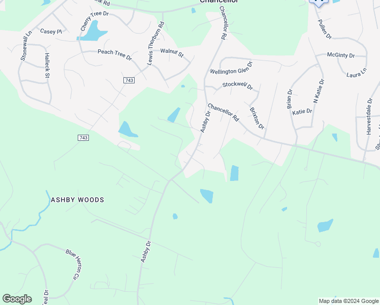 map of restaurants, bars, coffee shops, grocery stores, and more near 11512 Ashby Drive in Fredericksburg
