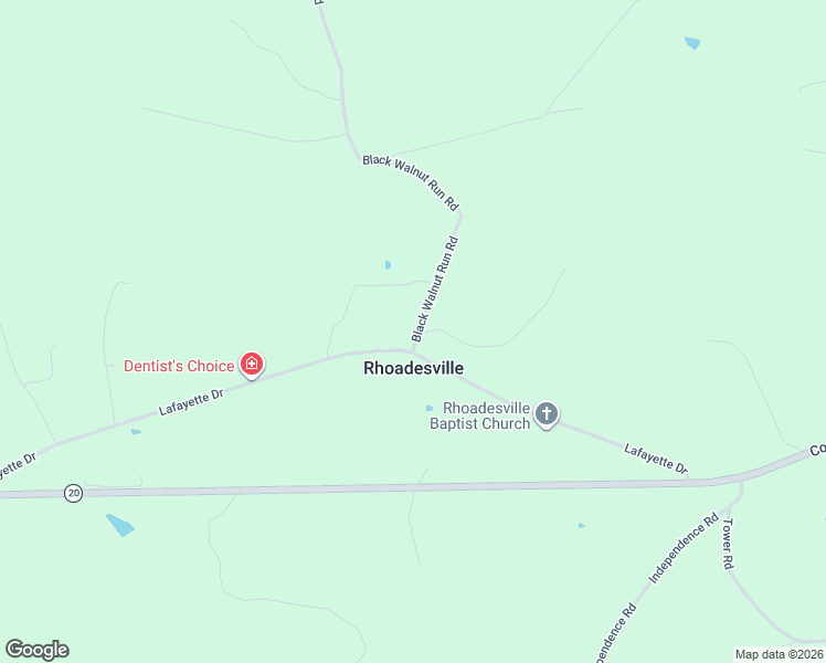 map of restaurants, bars, coffee shops, grocery stores, and more near 9212 Black Walnut Run Road in Rhoadesville