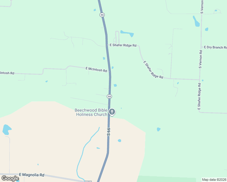 map of restaurants, bars, coffee shops, grocery stores, and more near 4248 Indiana 66 in English