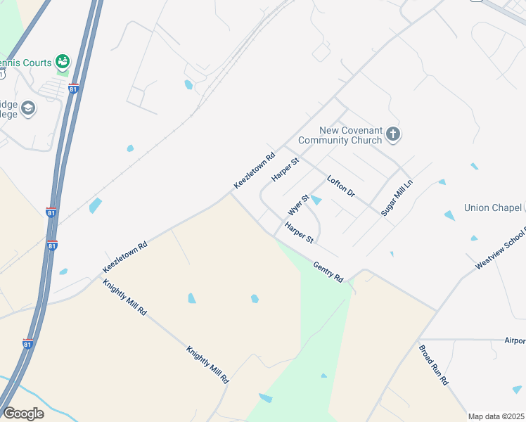map of restaurants, bars, coffee shops, grocery stores, and more near 185 Harper Street in Weyers Cave