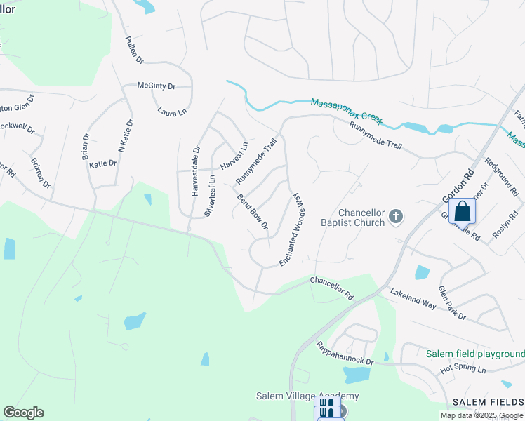 map of restaurants, bars, coffee shops, grocery stores, and more near 7216 Hearthside Trail in Fredericksburg
