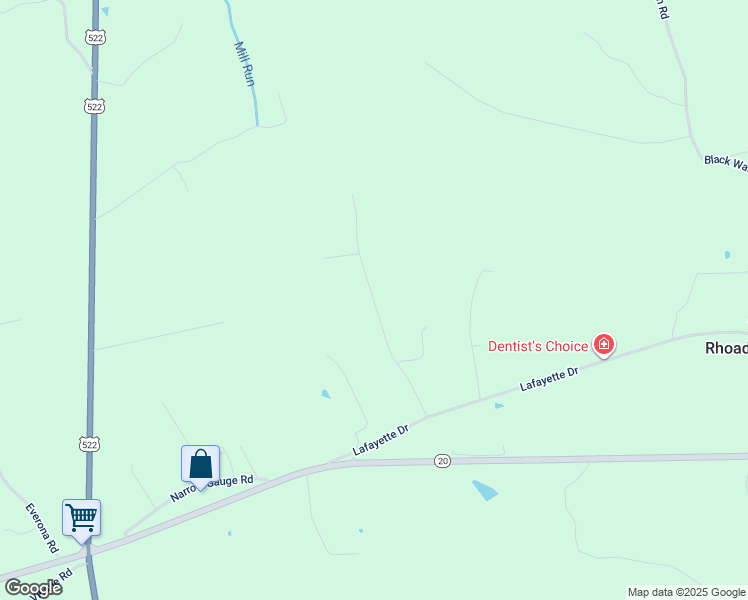 map of restaurants, bars, coffee shops, grocery stores, and more near 9293 Cedar Hollow Road in Unionville