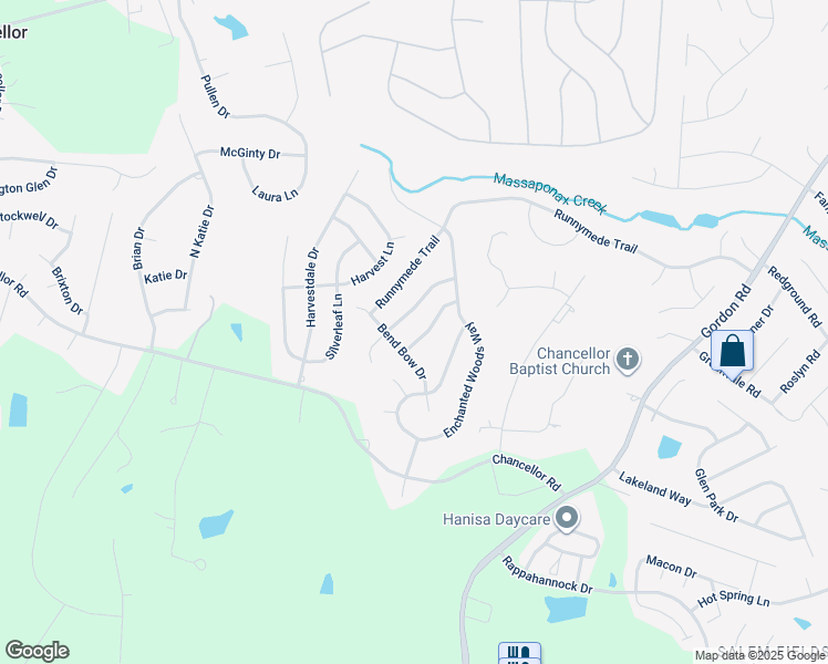 map of restaurants, bars, coffee shops, grocery stores, and more near 7215 Hearthside Trail in Fredericksburg