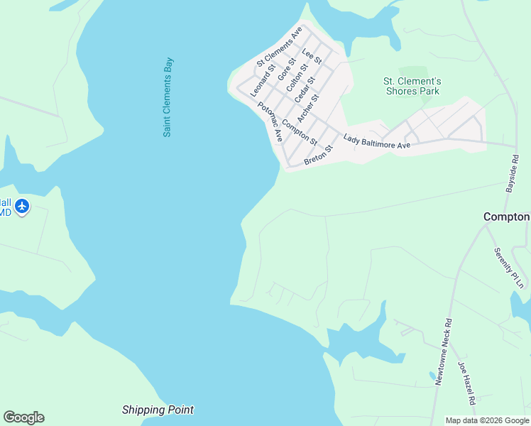 map of restaurants, bars, coffee shops, grocery stores, and more near 39500 Buck Briscoe Road in Leonardtown