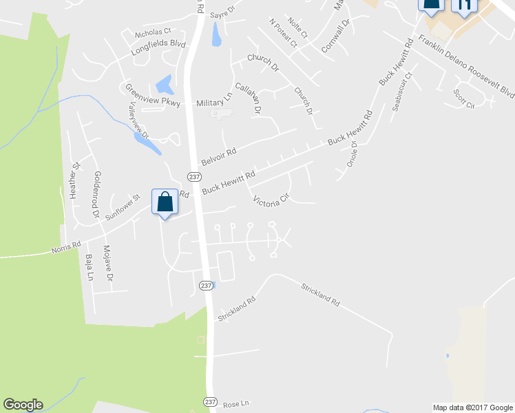 map of restaurants, bars, coffee shops, grocery stores, and more near 22131 Victoria Circle in Great Mills