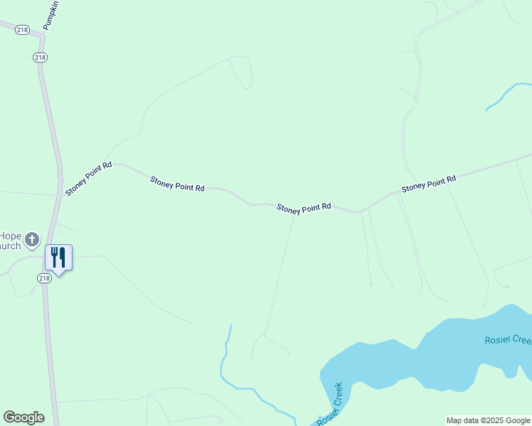 map of restaurants, bars, coffee shops, grocery stores, and more near 18122 Stoney Point Road in King George