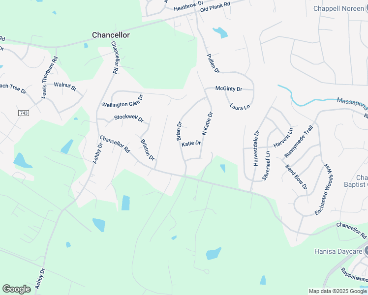 map of restaurants, bars, coffee shops, grocery stores, and more near 11515 Brian Drive in Fredericksburg