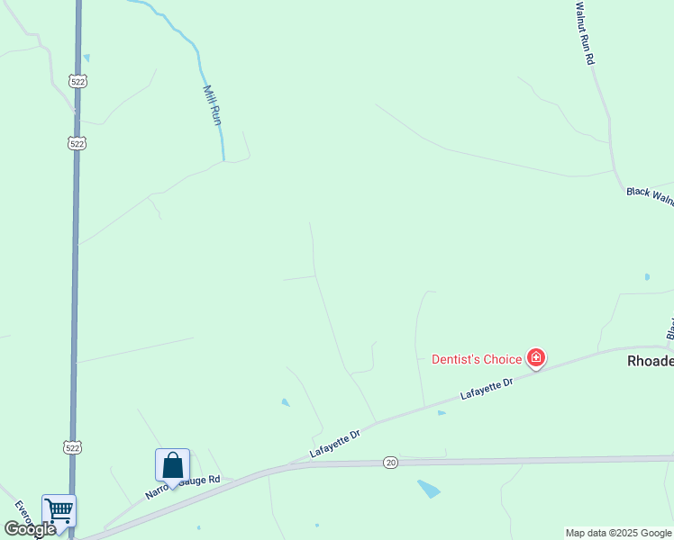 map of restaurants, bars, coffee shops, grocery stores, and more near 9293 Cedar Hollow Road in Unionville