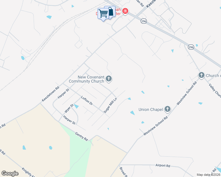 map of restaurants, bars, coffee shops, grocery stores, and more near 96 Somerset Drive in Weyers Cave