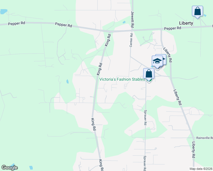 map of restaurants, bars, coffee shops, grocery stores, and more near 558 King Road in Petaluma