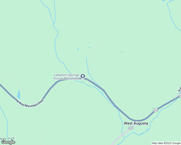 map of restaurants, bars, coffee shops, grocery stores, and more near 425 Shenandoah Mountain Drive in West Augusta