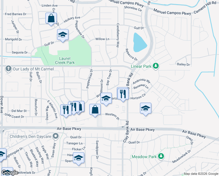 map of restaurants, bars, coffee shops, grocery stores, and more near 1213 Whitecap Way in Fairfield