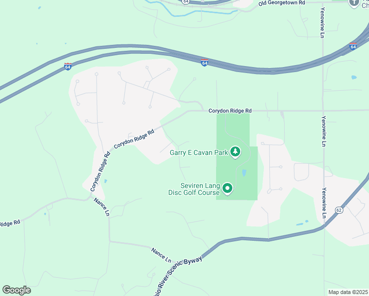 map of restaurants, bars, coffee shops, grocery stores, and more near 6461 South Park Drive in Georgetown