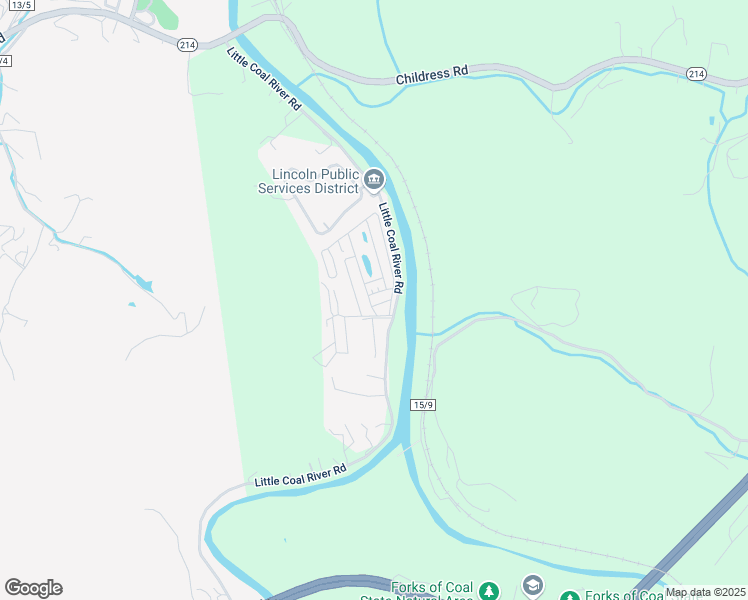 map of restaurants, bars, coffee shops, grocery stores, and more near Caretaker Lane in Alum Creek