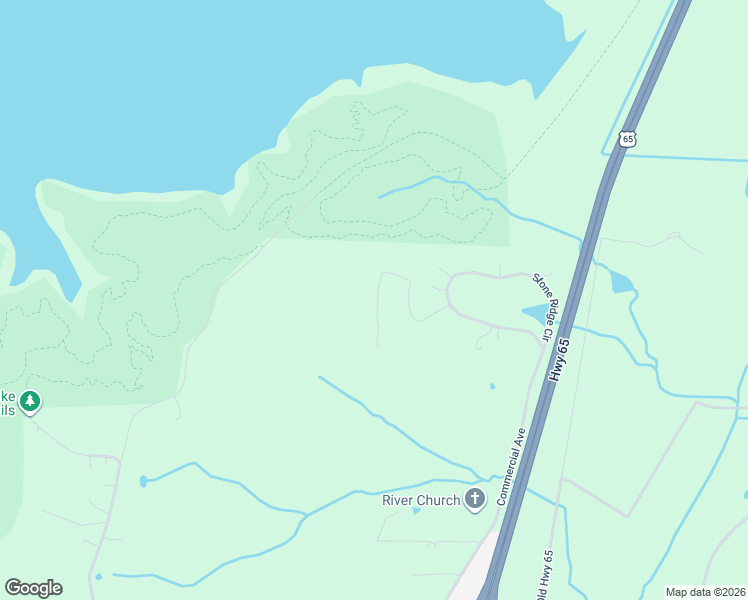 map of restaurants, bars, coffee shops, grocery stores, and more near 18150 Stoney Creek Lane in Warsaw