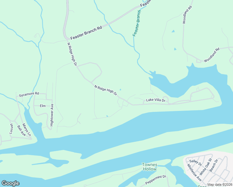 map of restaurants, bars, coffee shops, grocery stores, and more near North Ridge High Drive in Warsaw
