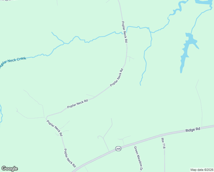 map of restaurants, bars, coffee shops, grocery stores, and more near 14850 Poplar Neck Road in King George