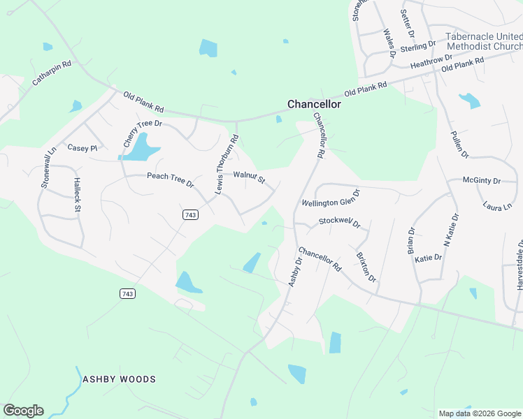 map of restaurants, bars, coffee shops, grocery stores, and more near 11707 Highland Oaks Drive in Fredericksburg