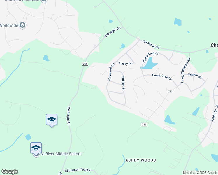 map of restaurants, bars, coffee shops, grocery stores, and more near 703 Stonewall Lane in Fredericksburg