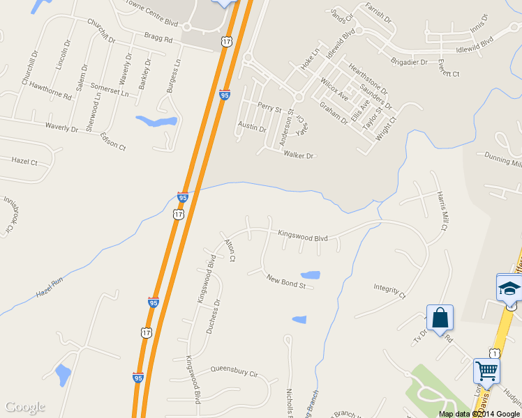 map of restaurants, bars, coffee shops, grocery stores, and more near 11804 Engleside Court in Fredericksburg
