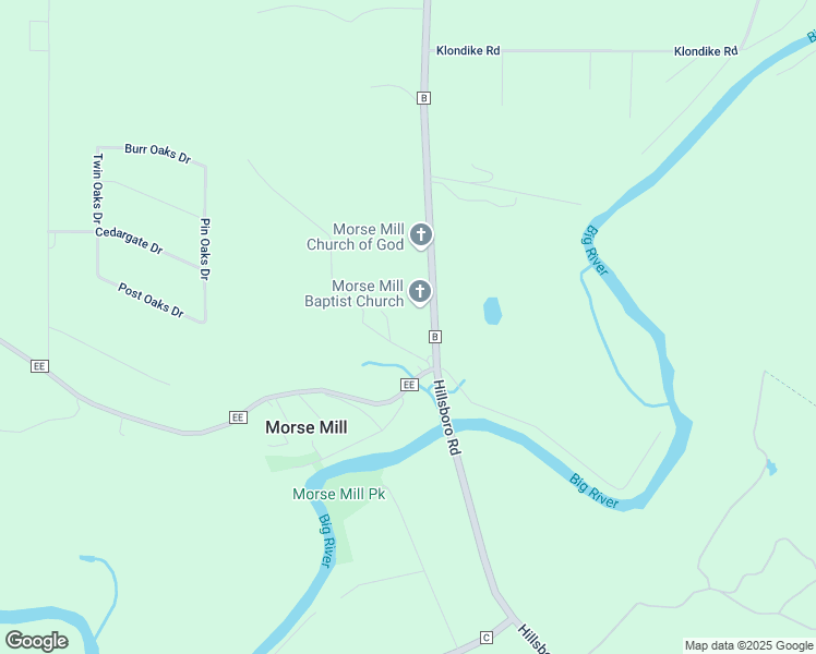 map of restaurants, bars, coffee shops, grocery stores, and more near 8674 Chapel Hill Farms Road in Dittmer