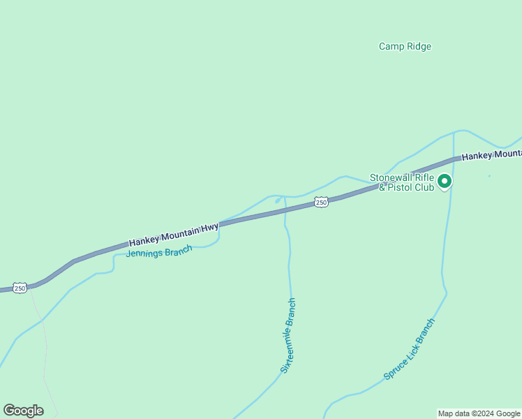 map of restaurants, bars, coffee shops, grocery stores, and more near 3035 Hankey Mountain Highway in Churchville