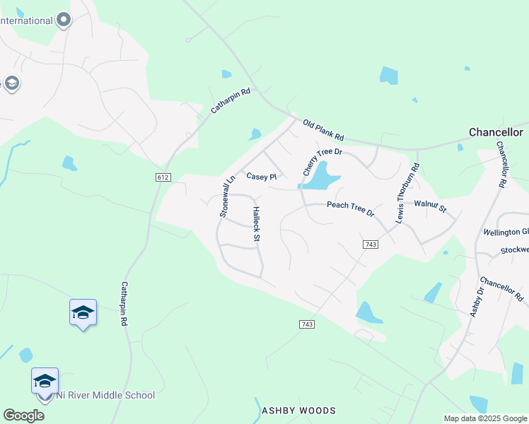 map of restaurants, bars, coffee shops, grocery stores, and more near 528 Halleck Street in Fredericksburg
