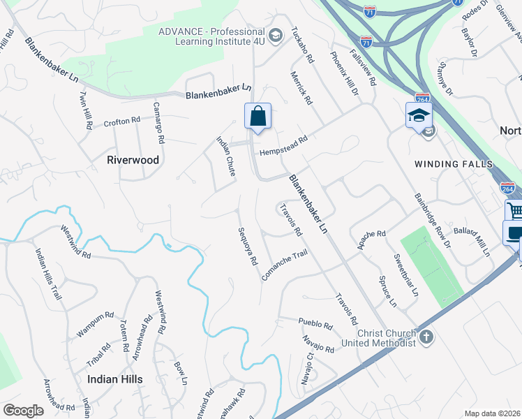 map of restaurants, bars, coffee shops, grocery stores, and more near 229 Sequoya Road in Louisville