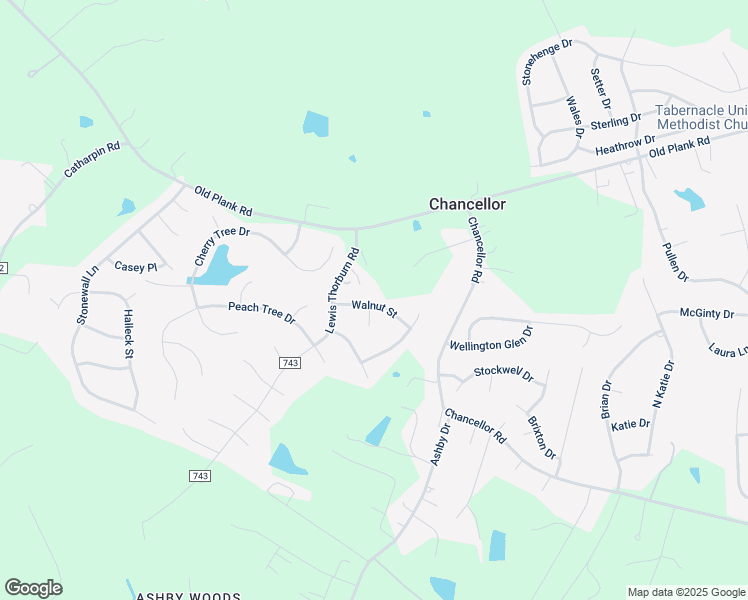 map of restaurants, bars, coffee shops, grocery stores, and more near 7913 Walnut Street in Fredericksburg