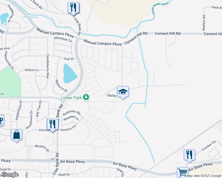 map of restaurants, bars, coffee shops, grocery stores, and more near 1558 Tommy Lane in Fairfield