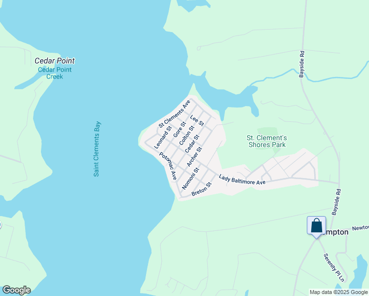 map of restaurants, bars, coffee shops, grocery stores, and more near 39628 Lady Baltimore Avenue in Leonardtown