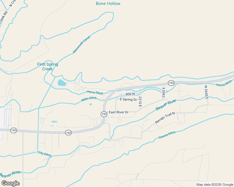 map of restaurants, bars, coffee shops, grocery stores, and more near in Beaver