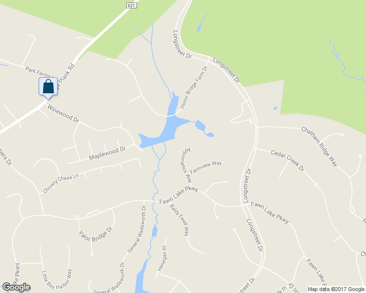map of restaurants, bars, coffee shops, grocery stores, and more near 12116 Appomattox Way in Spotsylvania Courthouse