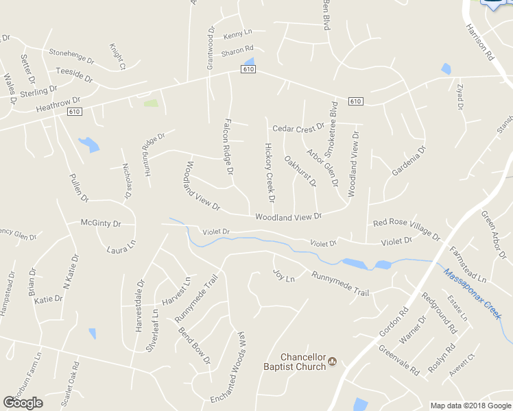 map of restaurants, bars, coffee shops, grocery stores, and more near 11801 Falcon Ridge Drive in Fredericksburg