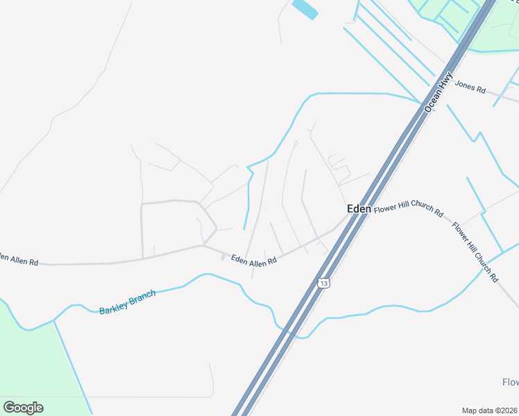 map of restaurants, bars, coffee shops, grocery stores, and more near 14534 Jackson Boulevard in Eden