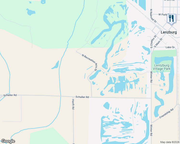 map of restaurants, bars, coffee shops, grocery stores, and more near 9345 Schaller Road in Lenzburg