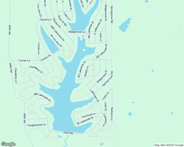 map of restaurants, bars, coffee shops, grocery stores, and more near 5546 Lakeside Terrace in LaCygne