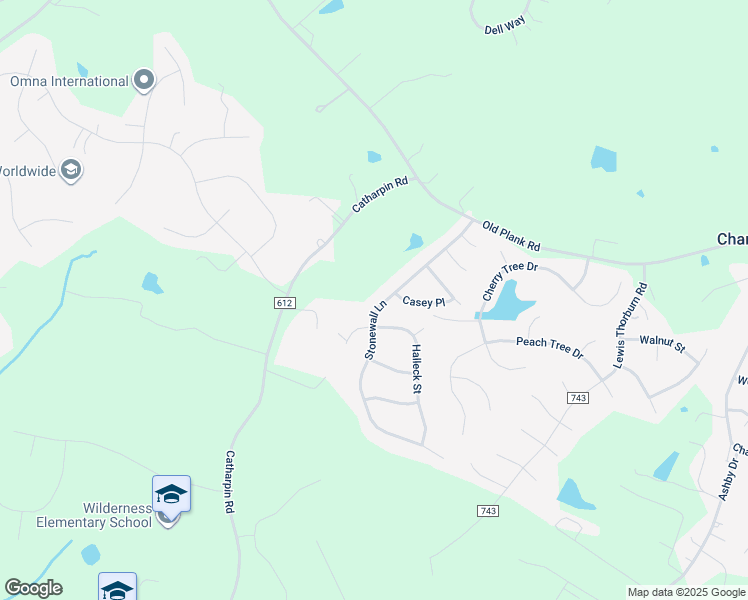 map of restaurants, bars, coffee shops, grocery stores, and more near 844 Stonewall Lane in Fredericksburg