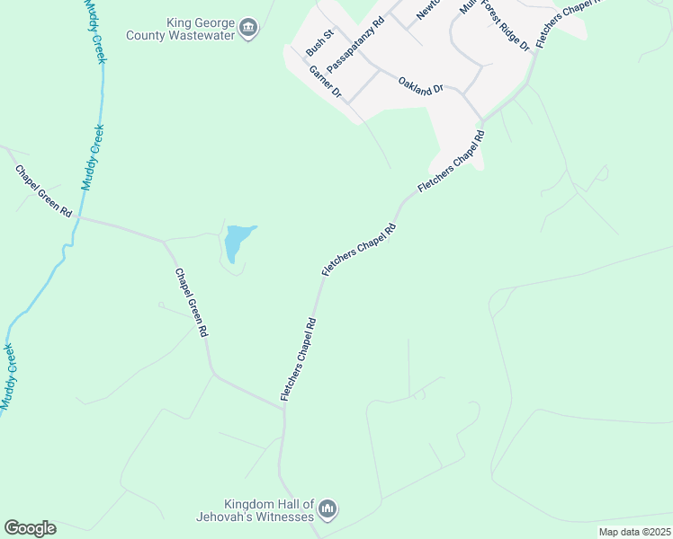 map of restaurants, bars, coffee shops, grocery stores, and more near 9543 Fletchers Chapel Road in King George