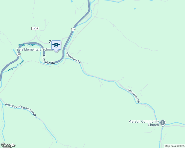 map of restaurants, bars, coffee shops, grocery stores, and more near 411 Whitewater Road in Summersville