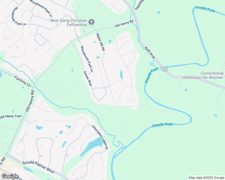 map of restaurants, bars, coffee shops, grocery stores, and more near 15405 Timmons Way in Louisville