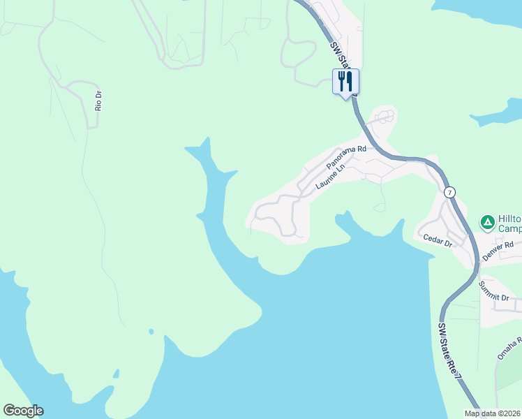 map of restaurants, bars, coffee shops, grocery stores, and more near 159 Panorama Road in Warsaw