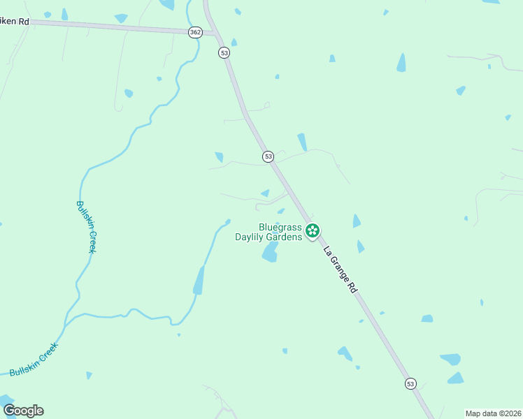 map of restaurants, bars, coffee shops, grocery stores, and more near 4316 La Grange Road in Shelbyville