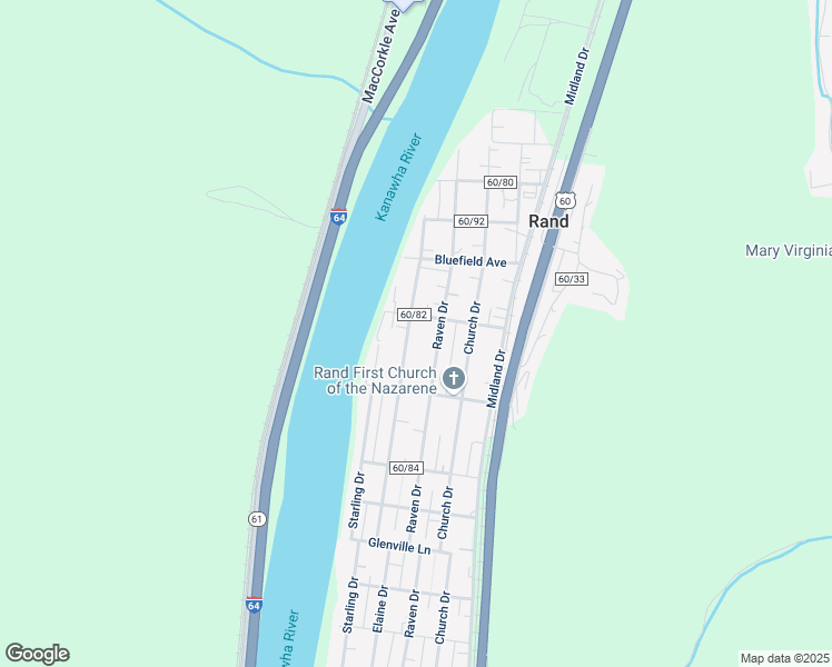map of restaurants, bars, coffee shops, grocery stores, and more near 5310-5346 Elaine Dr in Charleston