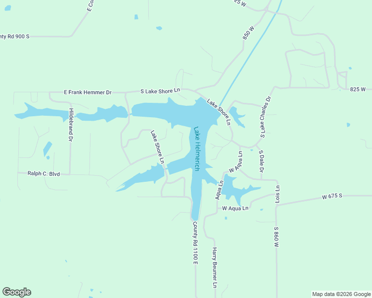 map of restaurants, bars, coffee shops, grocery stores, and more near 10740 Mary Court in Huntingburg